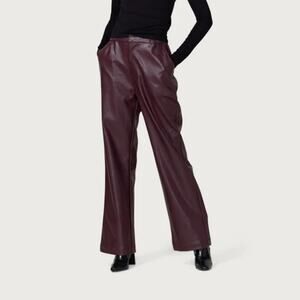 Honor the Gift Vegan Leather Ruby High Waisted Pants Small